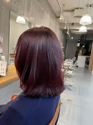 初回限定【カット+カラー+トリートメント🍇】カット+艶カラー+ダメージケアトリートメント🌙