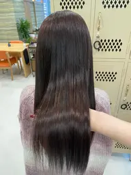 業界注目No. 1✨髪質改善メテオヘアカラー14300円　【酸熱トリートメント】