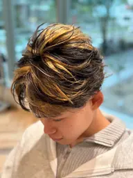 ハイライト【メッシュ】＋カラー＋カット