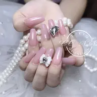 🍂秋限定✨【初回オフ無料★ケア込】スカルプ長さだし🧸 ワンカラー+2本デザイン(パーツやり放題)