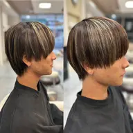 🌸1日1名様限定🌸【メンズ限定】メンズカット+ブリーチorメッシュハイライト+カラー