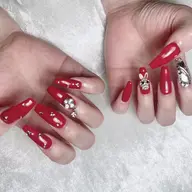 （オフなし）ウォーターケア付、長さだし10本ワンカラーネイル💞