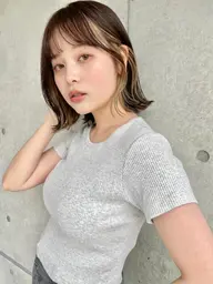 👱‍♀️インナーカラー/イヤリングカラーはこちら👱‍♀️ブリーチありダブルカラー🤍