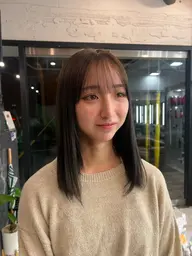 【撮影OKモデル限定クーポン📸✨】カラー➕3cm以上カット(ロング限定🫶)➕コテ巻き仕上げ👗💖