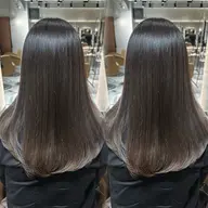 【💞髪質改善美髪フルコース💞】縮毛矯正＋韓国ヘアカット＋艶カラー🫧🩵内部補修スチームトリートメント付き🎀