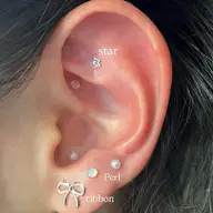 【🎀期間限定🥂】魅せる耳つぼジュエリー片耳9パーツ👂🏻💎✨