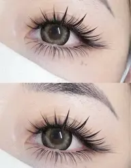 🌹平日特別価格🌹ワンホンマツエクボリューム束感[持ち込みok]120束コテイング剤付き