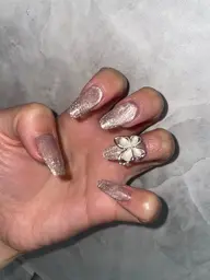 シンプルネイル長さだし10本💅オフなし