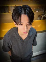 ☀️垢抜け確定⚡️メンテナンスカット＋men's髪質改善ストレートパーマ＋艶出しトリートメント⚡️ #韓国