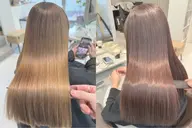 【ご新規限定】カット＋髪質改善ストレート＋トリートメント　￥18800