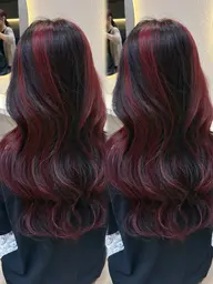 【暖色限定‼️】血色UP🎀ブリーチなしダブルカラー➕保湿ケアトリートメント✨️✨