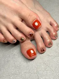 フット65分アート🌻アート本数2​〜​4本(オフ時間別)✨パラジェル変更無料✨※事前に画像送ってもらいます