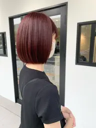 カット+フルカラー+つるりんちょトリートメント