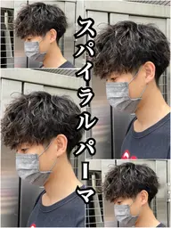 【メンズ】✂️カット＋スパイラルパーマ🔥