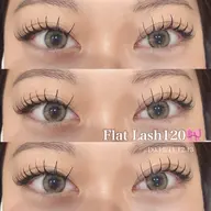 【フラットラッシュ】120本🤍他店付け足し🙆♀️オフ+550円