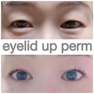 瞼もまつ毛も上がる！ アイリッドアップパーマ