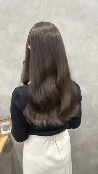 カット×透明感カラー×5STEP髪質改善トリートメント