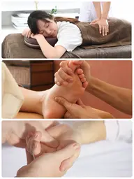 若石リフレクソロジー60分+全身揉みほぐし60分+ハンドリフレクソロジー30分