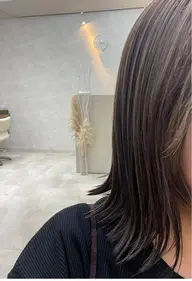 【ハイライトカラ-】ブリーチ+オンカラ-