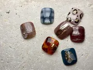 4月限定❣️フット🦶💅🫧親指アートコース（サンプル内からお選びください💓）ケア/オフあり