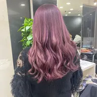 1日2名様限定クーポン！ブリーチ➕艶カラー➕超音波トリートメント（パープルカラーのみ）