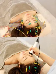 ⭐人気No.2✨【電気美容鍼×EMS高周波】✨すっきりVライン印象フェイシャル｜首肩ケア＋ヘッド付き