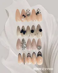 【オフ無】Spring限定キュートデザイン🌸ジェルネイル¥12200~→¥9900