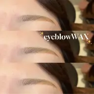 eyeblowWAX✨️眉毛シートワックスandスタイリング✨️