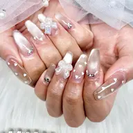 🎀ハンドネイル10本までアートし放題🎀【オフあり ケア込み】