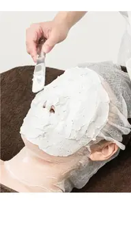 【むくみ・くすみケア】フェイシャル、デコルテ＋石膏パック　¥13200→¥6000