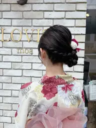 お祭りヘアセット💭