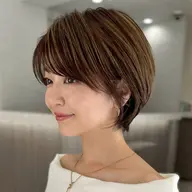 8/17.24.31日限定✨ショートカット＋透明感カラー（白髪染めも可）＋プレミアムトリートメント📣（補足説明必読）