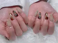 自爪🎀持ち込みデザイン6本アート、バーツ、シールつけ放題（ジェルオフ無料）