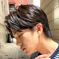 メンズカット✂️+曲がる縮毛矯正✨️＋アルカリ除去トリートメント付き⭐️ #センターパート#銀座#マッシュ#髪質改善