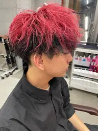 【メンズ限定】メンズカット+ケアブリーチ+カラー