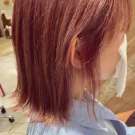 カット+【🍓🍒トレンド暖色カラー🍎❤️】ハイトーンカラー+トリートメント