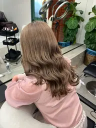 🎀ダブルカラー＋髪質改善テンダートリートメント🎀ブリーチなしで明るく！保湿重視でしっとりまとまる質感へ✨️