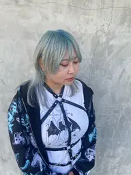 カット＋ダブルカラー🩶🩶