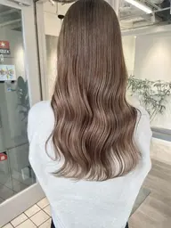 HARUKA限定クーポンダブルカラー❗️外国人風カラー🎨ブリーチを含むダブルカラーです✨