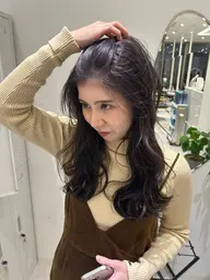 リピート人気No.2🩷髪質改善ケアカラー+3stepトリートメント