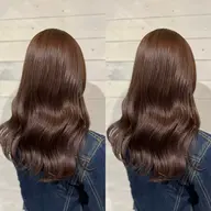 🌈【初来店人気No.1メニュー】🌈透明感カラー➕似合わせカット➕内部補修3stepトリートメント