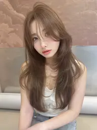 【🌸新年度イメチェン🌸】ブリーチなしWカラー🌈＋スチームトリートメント🫧+似合わせカット✨️ 艶髪  韓国ヘア