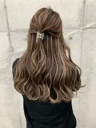 ベースも染めるコントラストハイライト