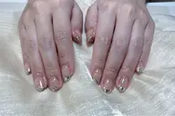 💛ガラスフレンチネイル　オフ別