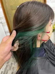 【ミニモ限定】カット＋インナーブリーチ＋オンカラー＋髪質改善トリートメント