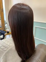 【低ダメージ美髪縮毛矯正】＋【カット】＋【5stepトリートメント】+【ケアプロ(トリートメントの促進機)】