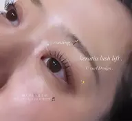 【インスタフォローで❗️】 🫶🏻ケラチンラッシュリフトケラチン配合のトリートメントでダメージを軽減し、ケアしながら