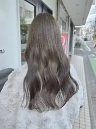 カット+ブリーチ無しダブルカラー+トリートメント