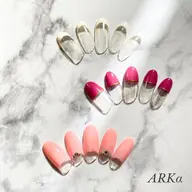 ［ジェル］ハンドフレンチネイル💅☆初回ジェルオフ無料☆アート別