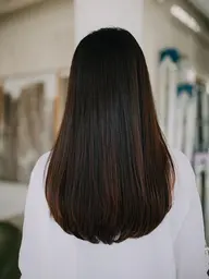 縮毛矯正＋オーガニックトリートメント